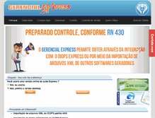 Tablet Screenshot of gerencial.najatec.com.br